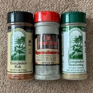 NEW!  Set of Seasonings for Grilling - Everglades and Hard Eight Seasonings